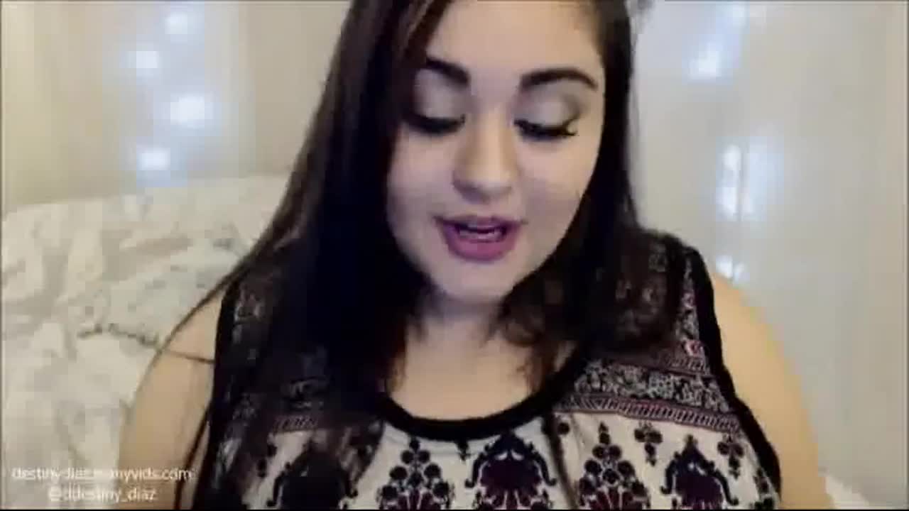 DestinyDiaz Sexy Pussy Pumping Video editing