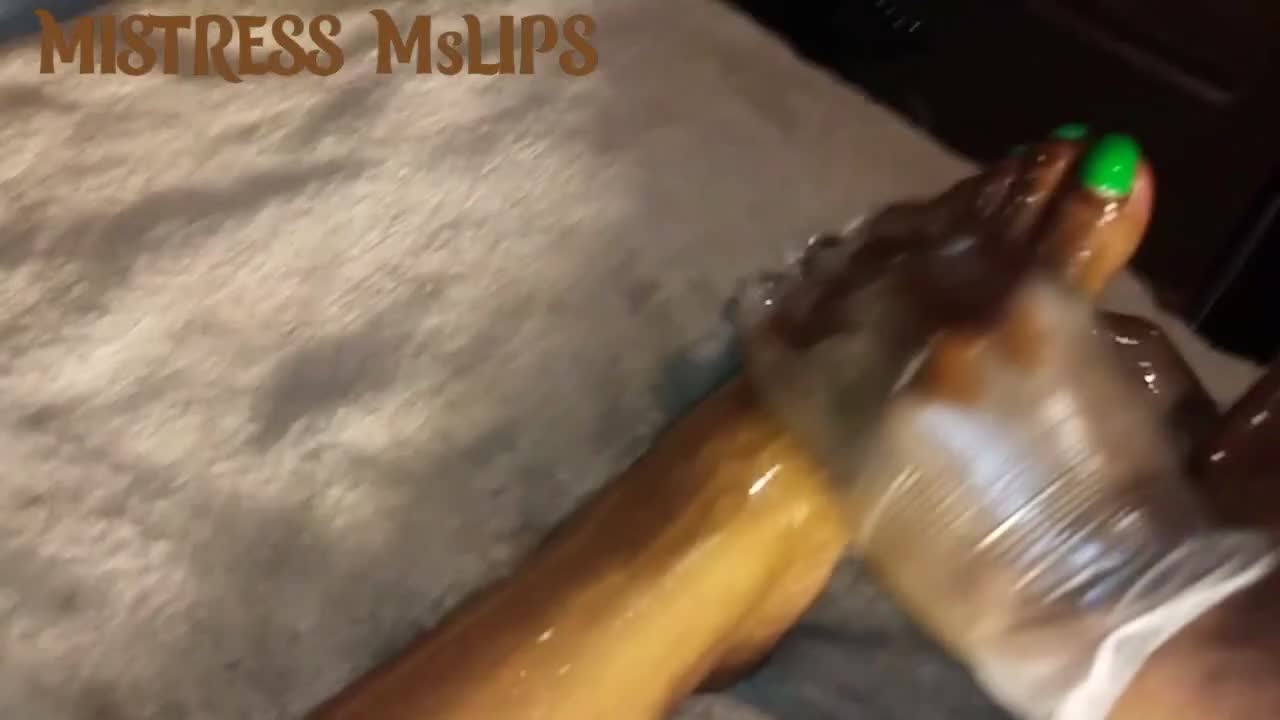 MistressMsLips - Rope Bunny Cum Eating Instruction Kitchen Table
