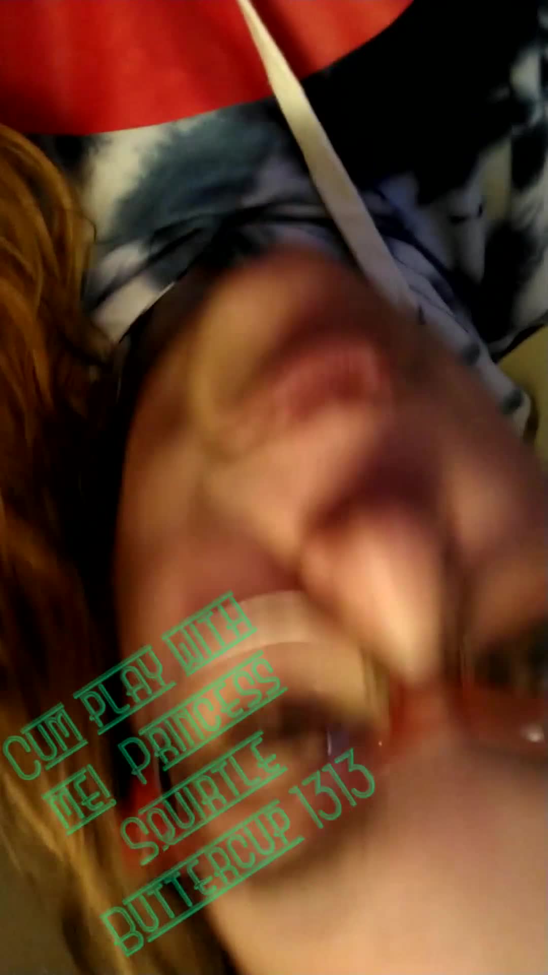 Princess S Buttercup - Explicit Dildo Sucking On Camera