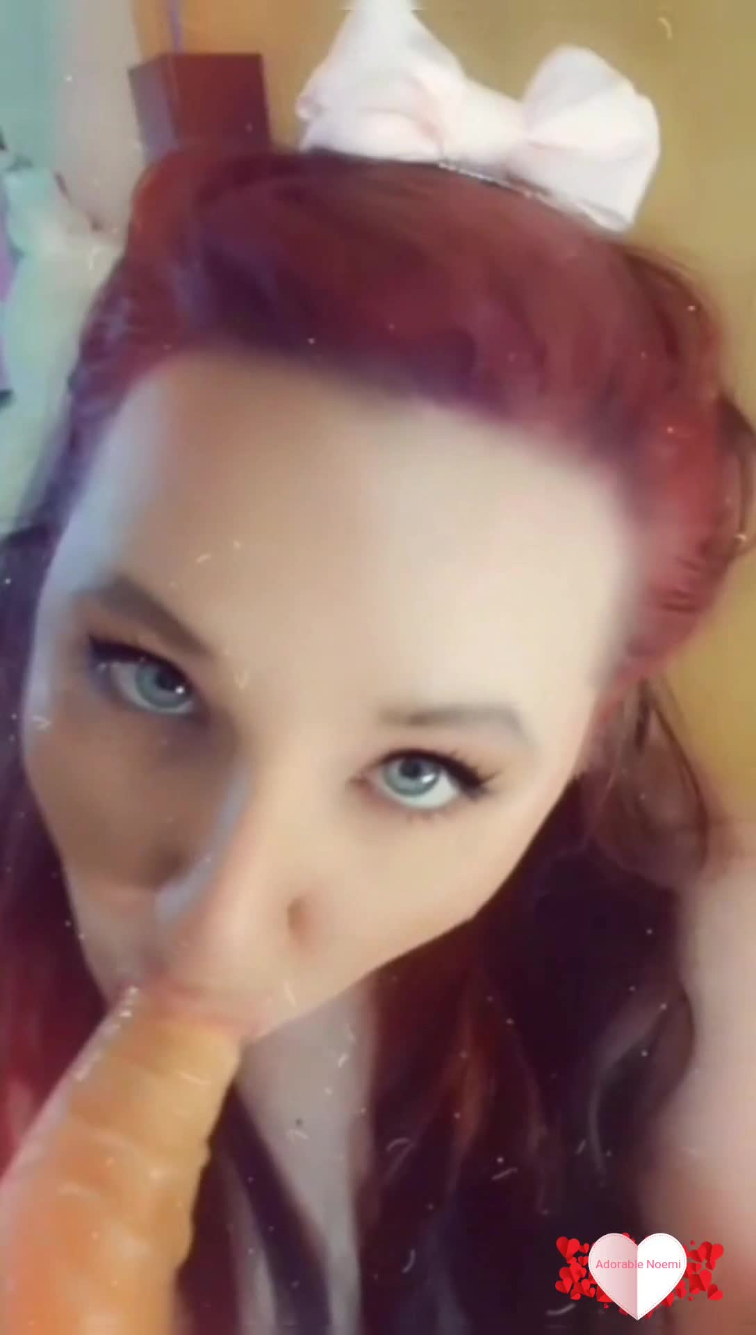 Adorable Noemi - Blowjob Swallowing / Drooling Compilation