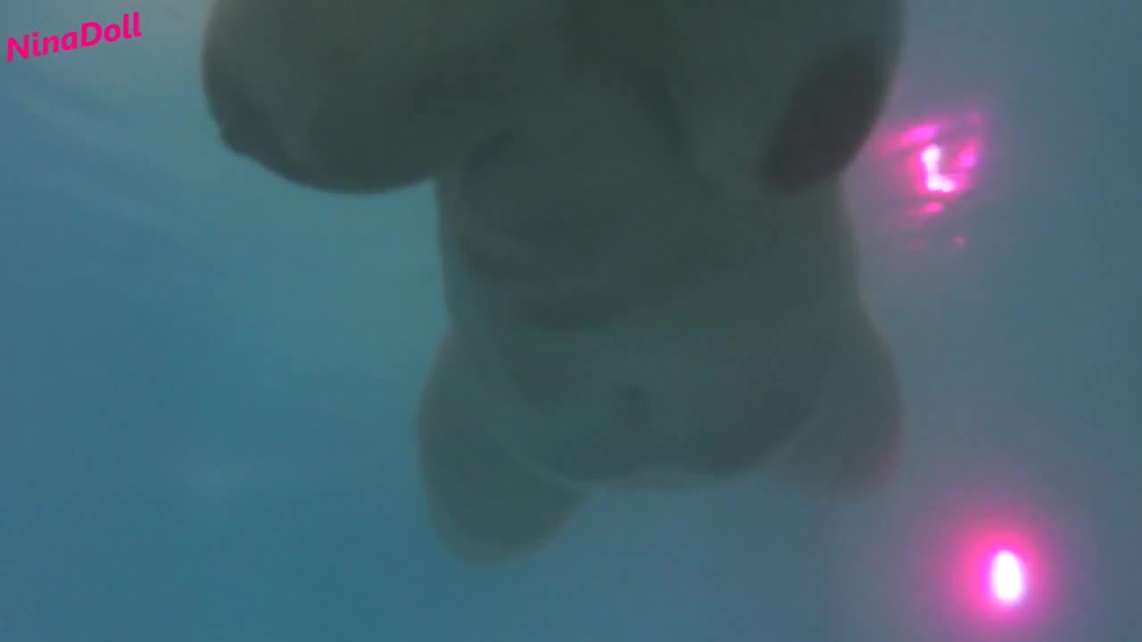NinaDoll - Dick Rubbing Spitting Underwater