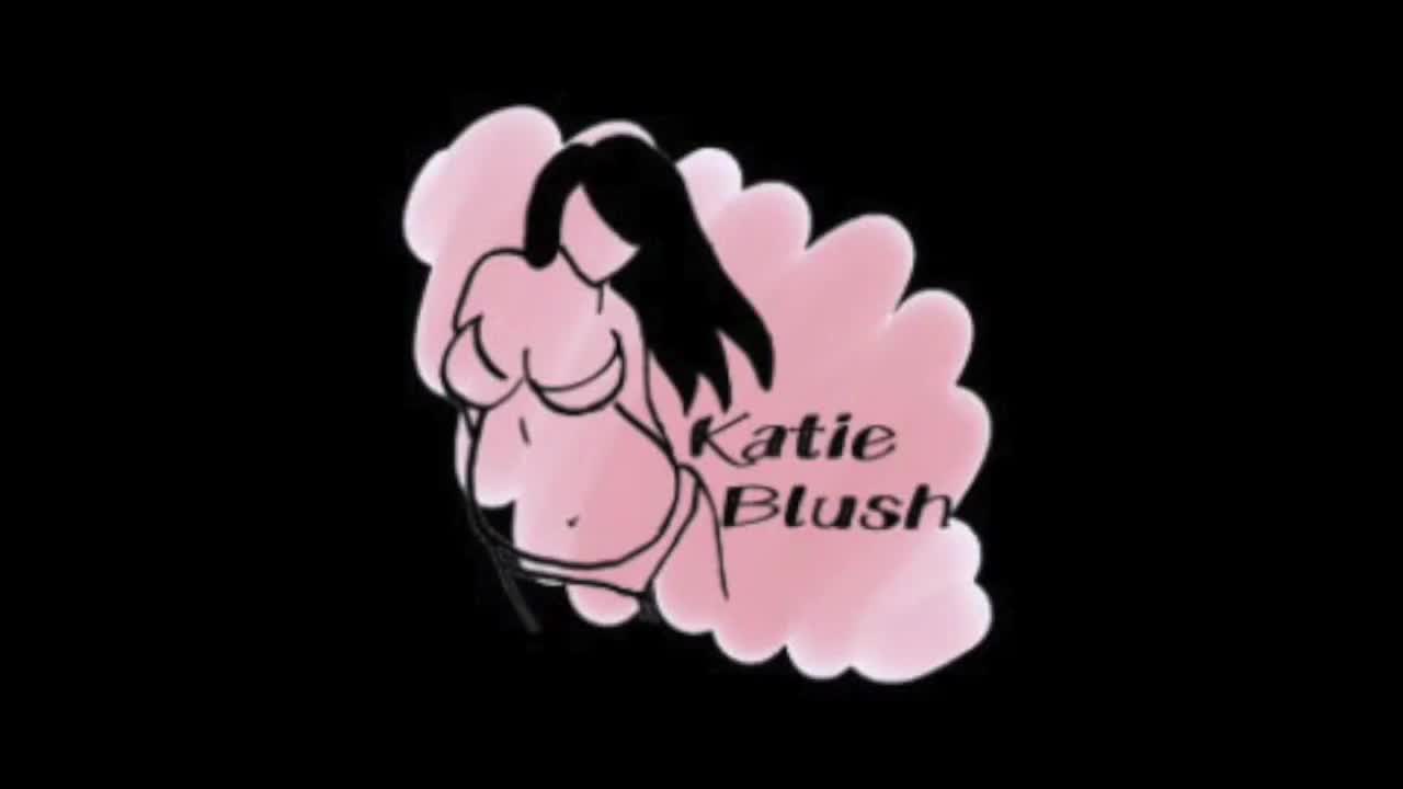 Katie Blush Shaved Pussy Spreading Erotic Scene
